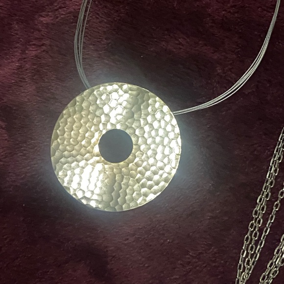 Boho long Silver tone, wire chain and beaded Necklaces with Unique Pendants - Picture 9 of 12